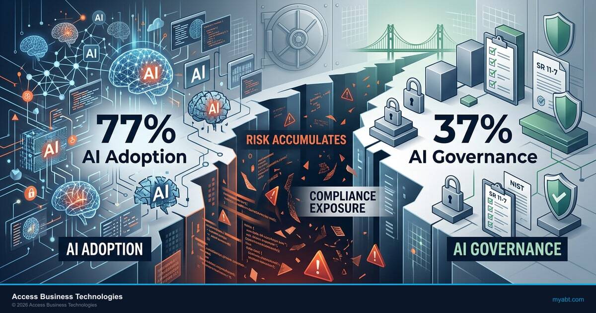 AI governance gap in financial services