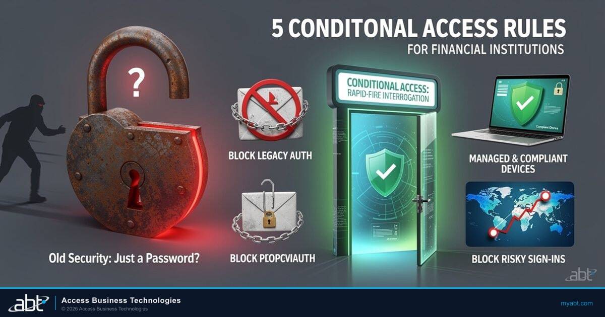 If Your Digital Bouncer Is Asleep, You’re in Trouble: 5 Conditional Access Rules You Need