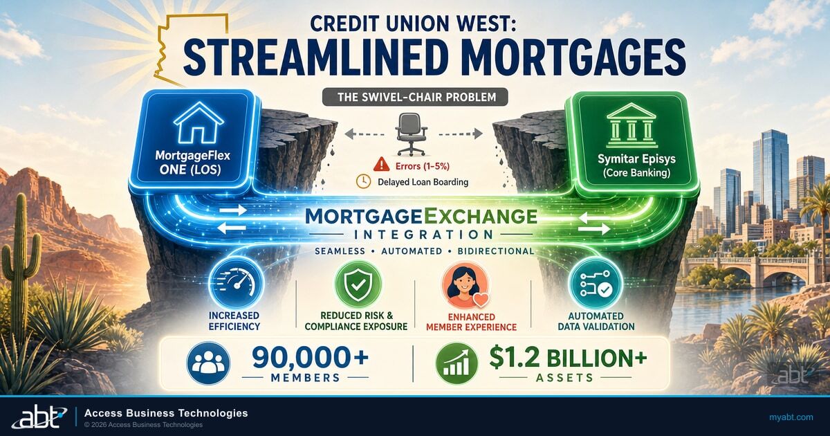 Streamlining MortgageFlex–Symitar Integration: Credit Union West’s Success with MortgageExchange