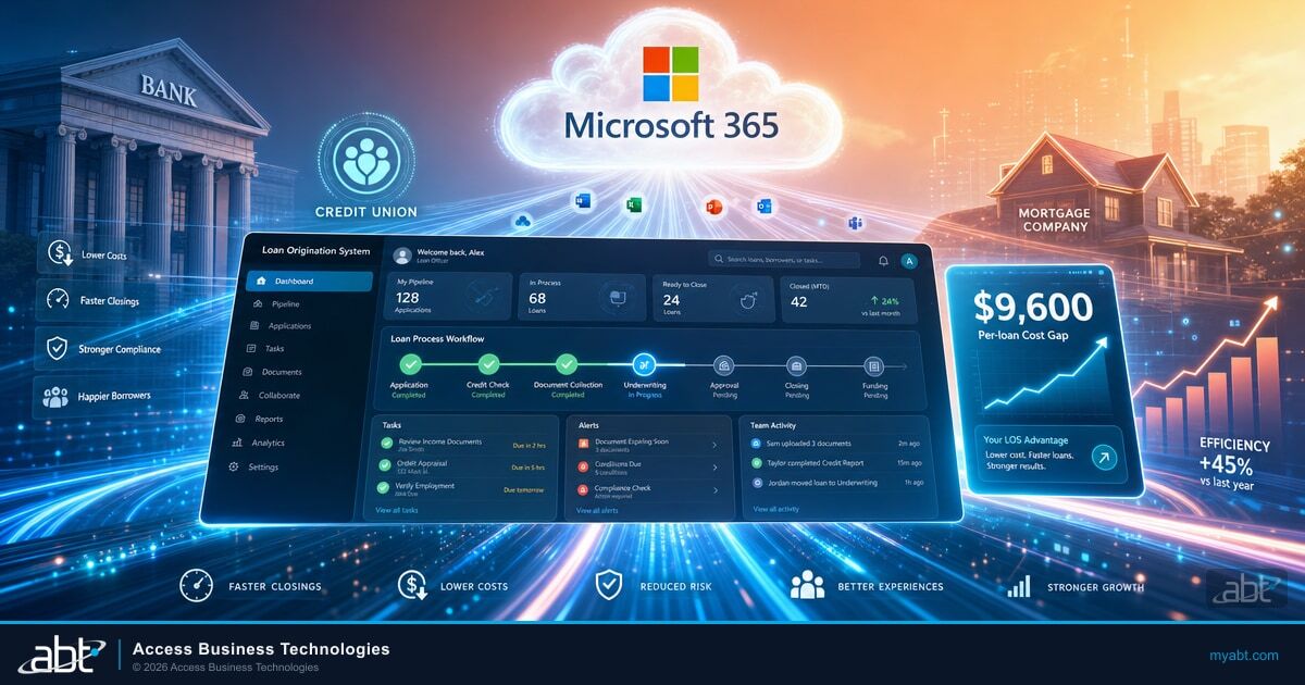 LOS Interface Customization for Financial Institutions