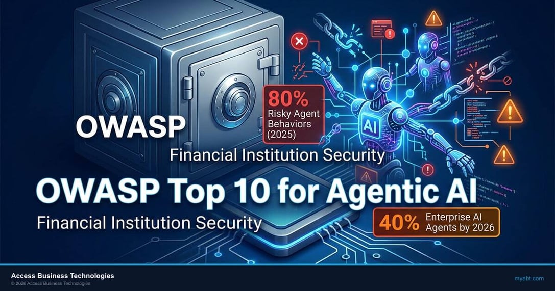 OWASP Top 10 for Agentic AI security framework mapped to financial institution scenarios