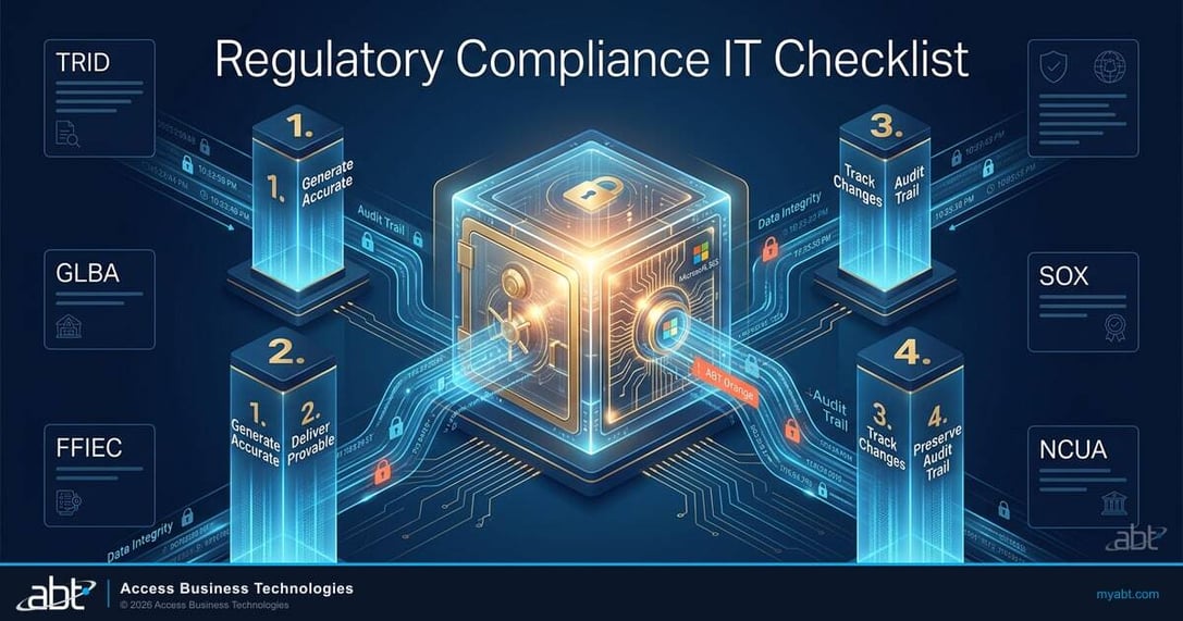 Regulatory Compliance IT Checklist for Financial Institutions