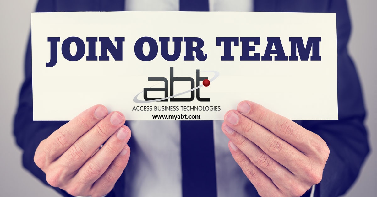 Need a job or want to change careers? ABT is hiring!