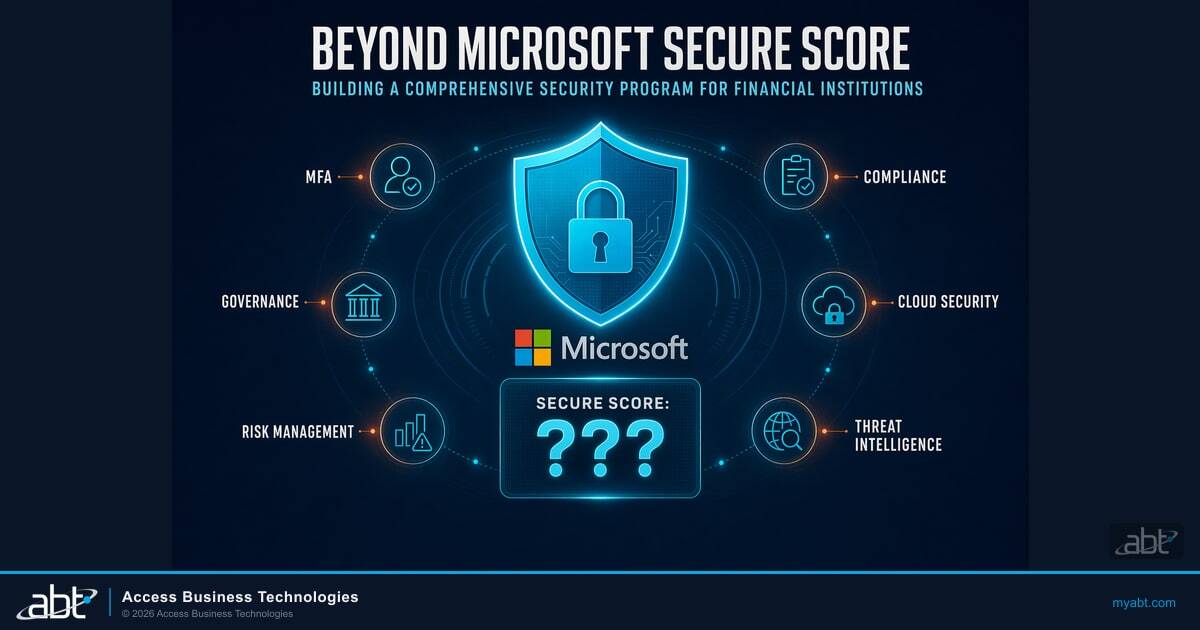 Beyond Secure Score: Building a Real Security Program for Financial Institutions