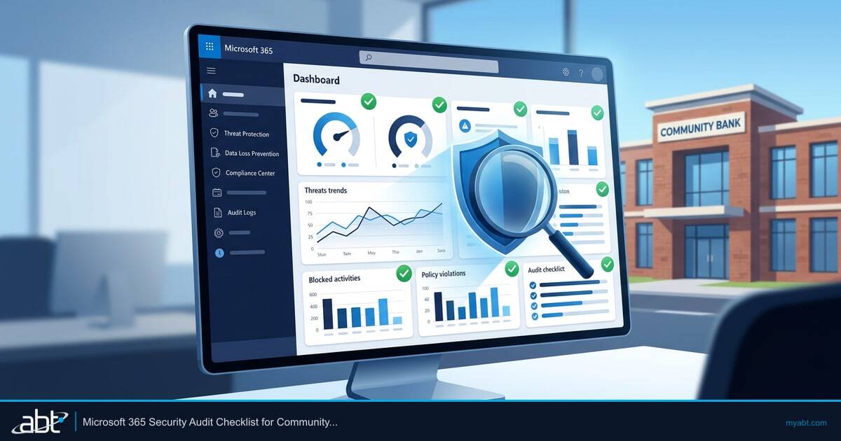 Microsoft 365 Security Audit Checklist for Community Banks