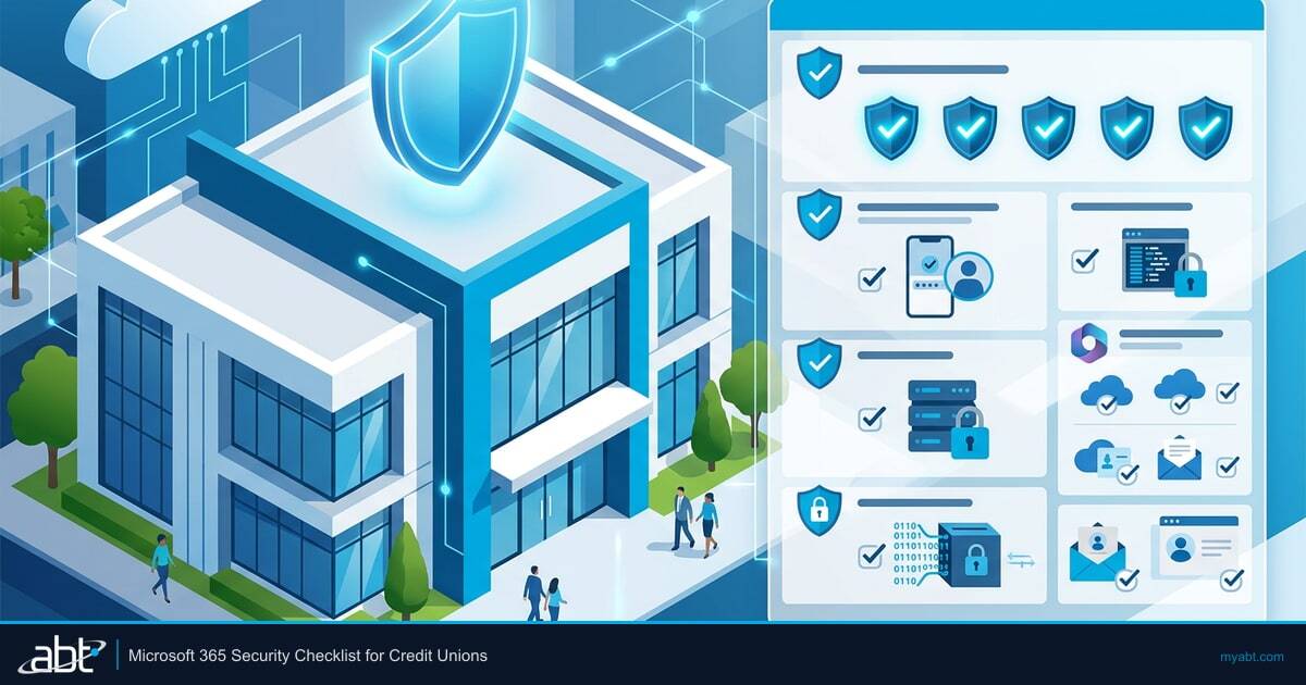 Microsoft 365 Security Checklist for Credit Unions: 15 Settings Your IT Team Should Verify Today