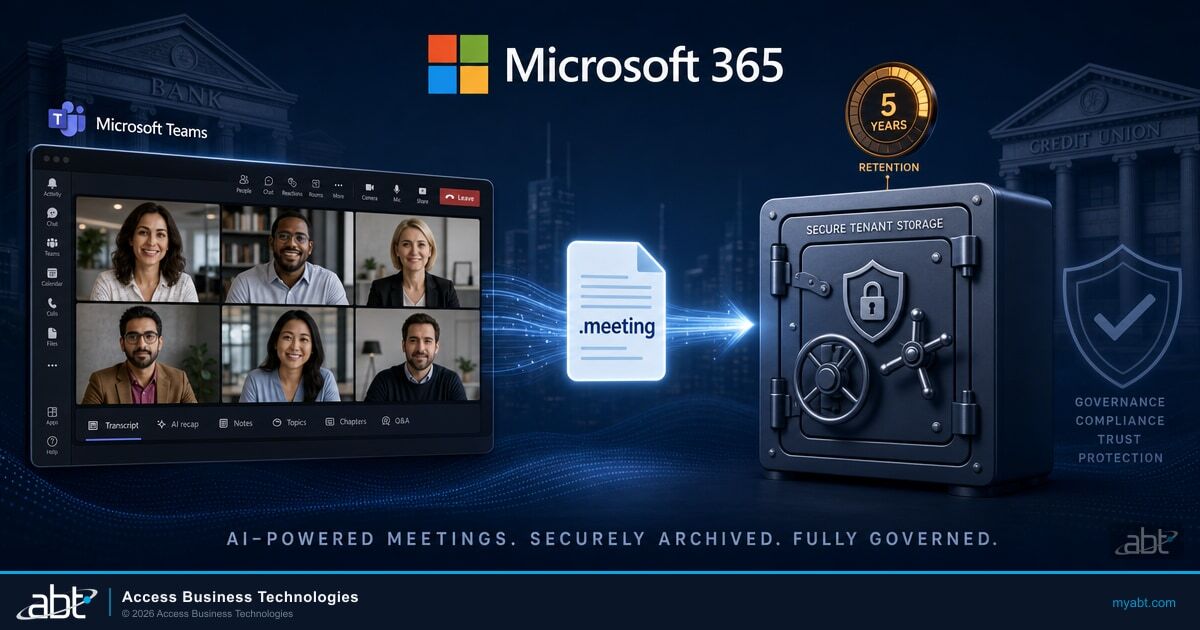 Microsoft Teams AI Meeting Archives Go Default-On for Financial Institutions