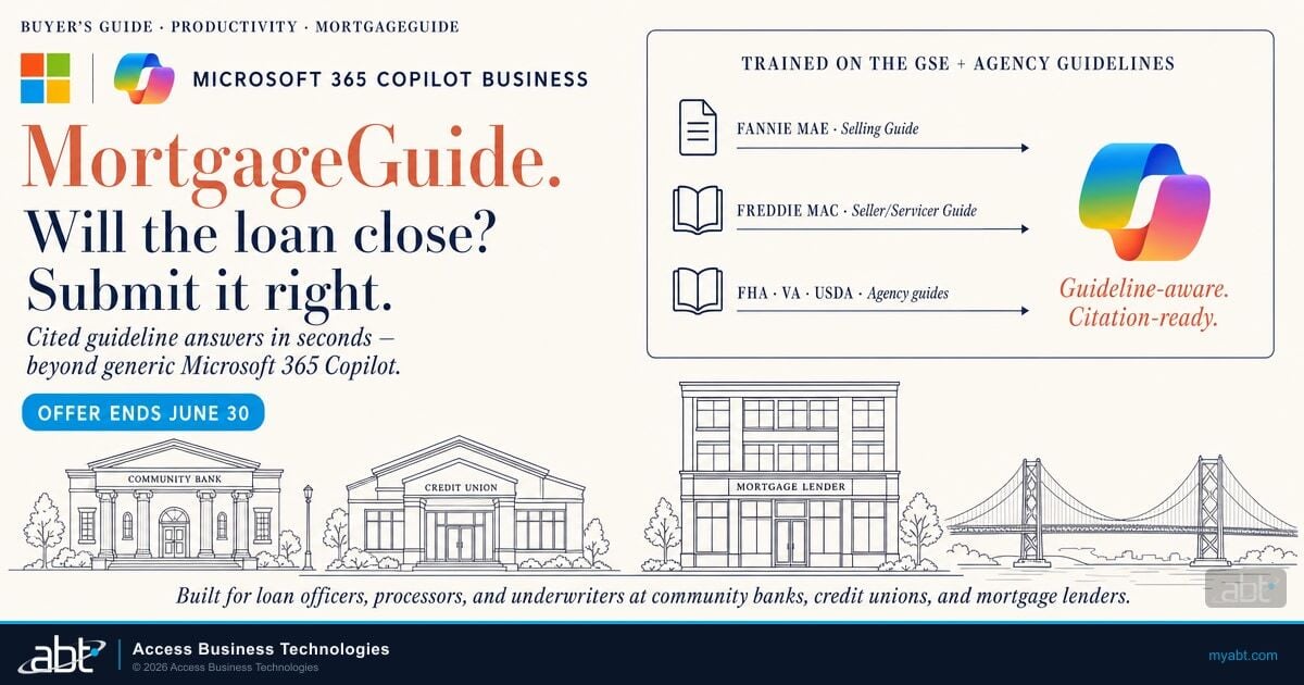 MortgageGuide: ABT's Mortgage-Specialized Copilot Agent vs Generic Microsoft 365 Copilot