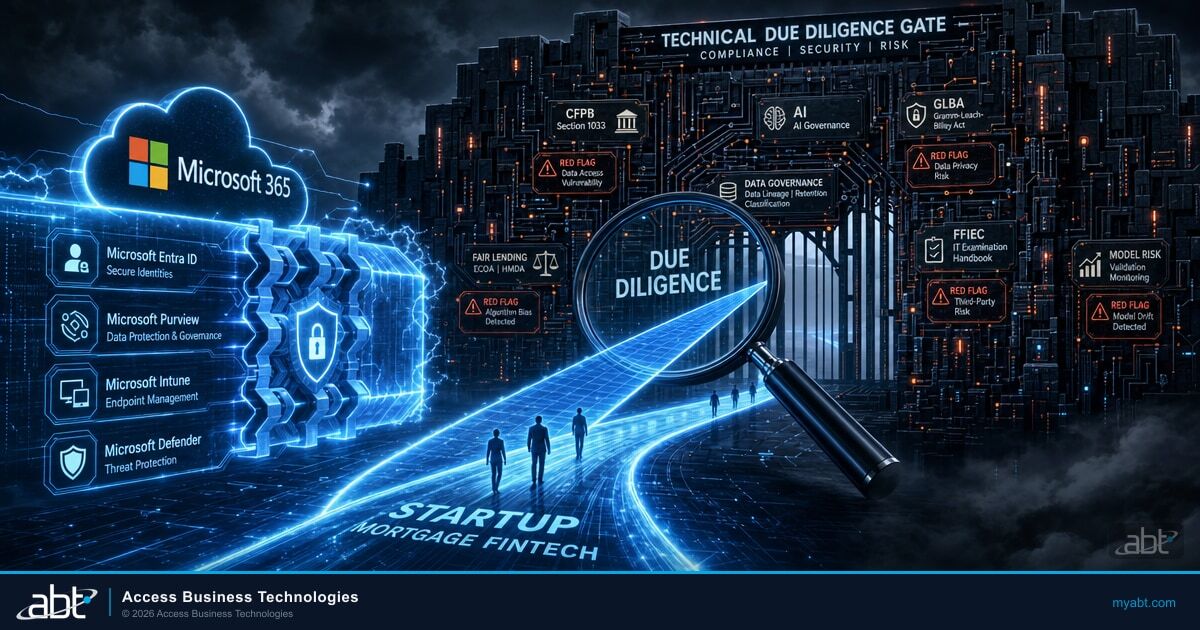 Tech Due Diligence for Fintech Mortgage Startups: An MSP's Perspective