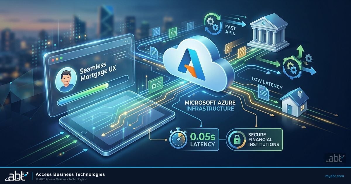 User Experience in Online Mortgage Banking: The Role of Infrastructure, APIs, and Latency